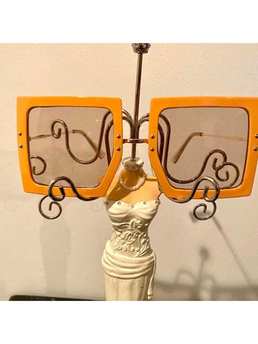 Orange square Designer Style Shades